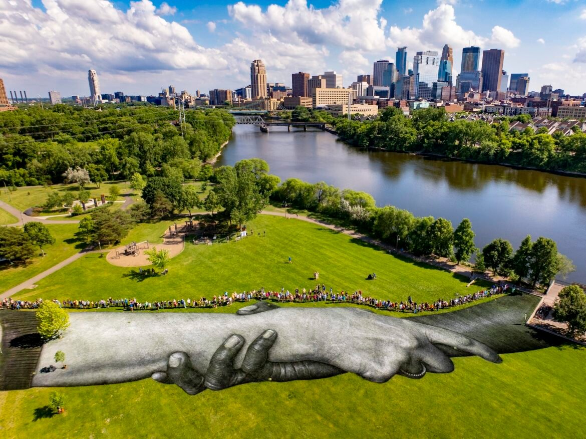 Arms de 250.000 pés quadrados comemora a resiliência da comunidade de Minneapolis – Colossal