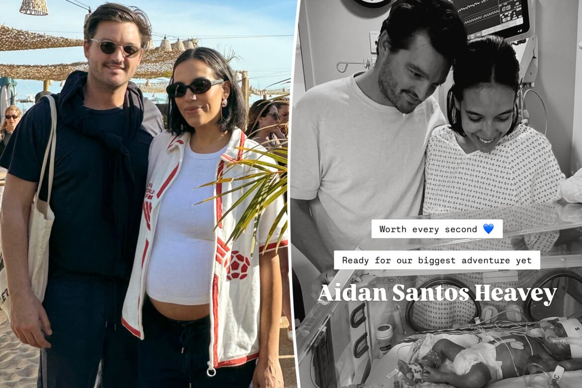 Danielle Olivera, ex-aluna de ‘Summer House’, compartilha a primeira foto do bebê na UTIN após nascimento prematuro