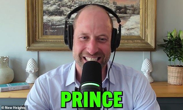 Travis Kelce anuncia o príncipe William como convidado chocante do podcast do dia do casamento … Horas antes de se casar com Taylor Swift