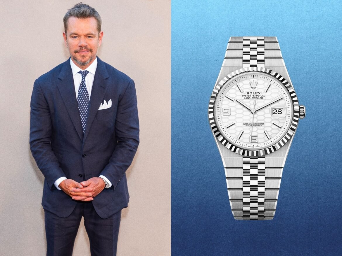 Matt Damon usa a mais nova peça de conversa da Rolex na estreia de ‘The Odyssey’