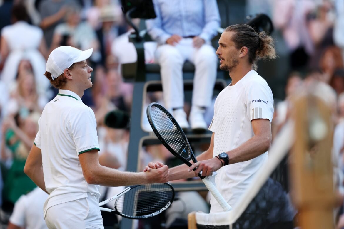 Jannik Sinner acredita que o tênis “precisa de Carlos Alcaraz” após vitória na final de Wimbledon