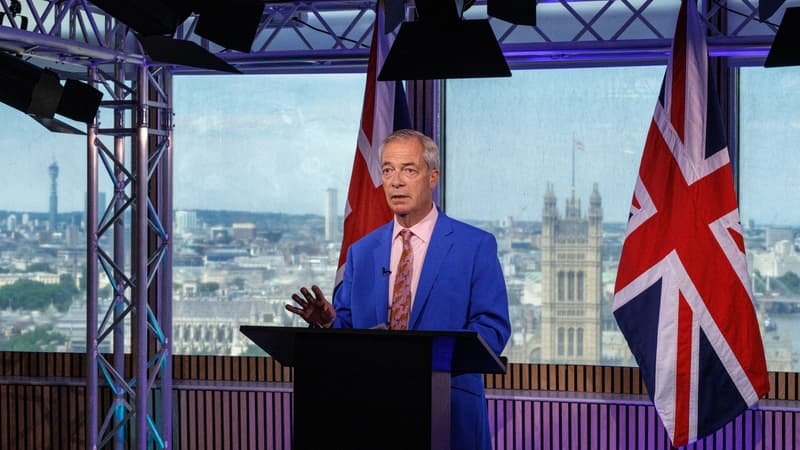 Nigel Farage, da Grã-Bretanha, só poderia ter um rival, e uma cara de lixo, nas suas eleições