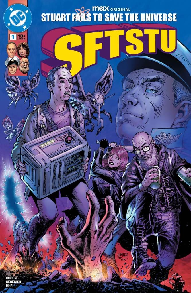 Stuart não consegue salvar o universo DC Comic Book aprovado na Comic-Con