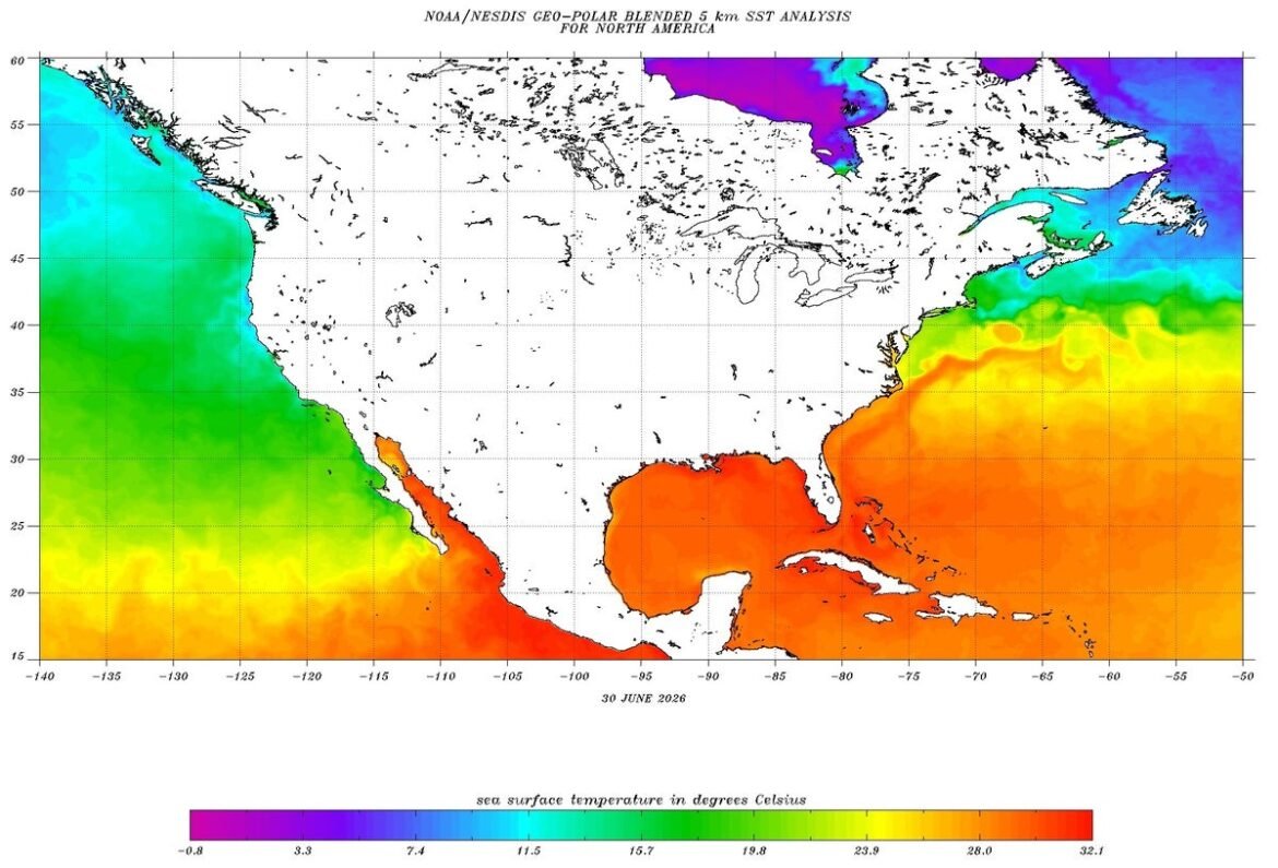 As temperaturas globais dos oceanos estão entrando em “território desconhecido”, dizem os cientistas climáticos