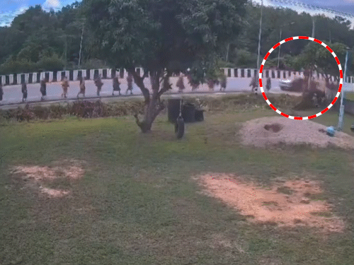 Criança esmagou 10 monges budistas na Tailândia, VÍDEO: Dirigiu a caminhonete do pai sem permissão e perdeu o controle após 10 km