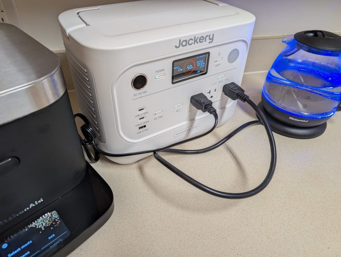 Jackery HomePower 1000 v2 – Uma cor branca limpa para a casa