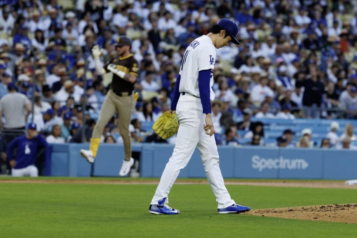 Dodgers superam o fraco desempenho de Roki Sasaki para derrotar Padres