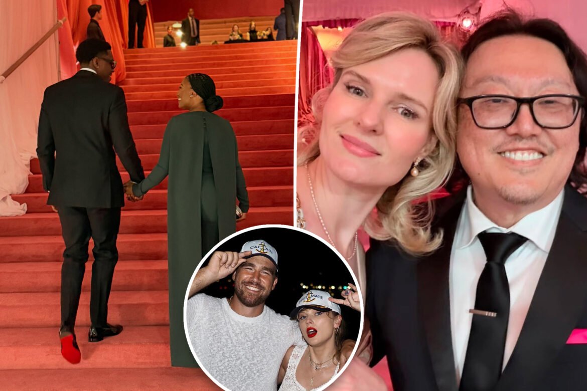 Veja as primeiras fotos de Taylor Swift, o casamento MSG de Travis Kelce